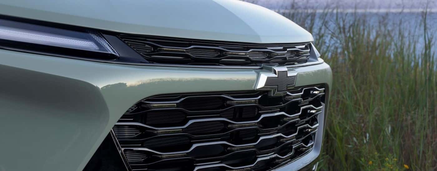 Grille on a green 2024 Chevy Trax ACTIV