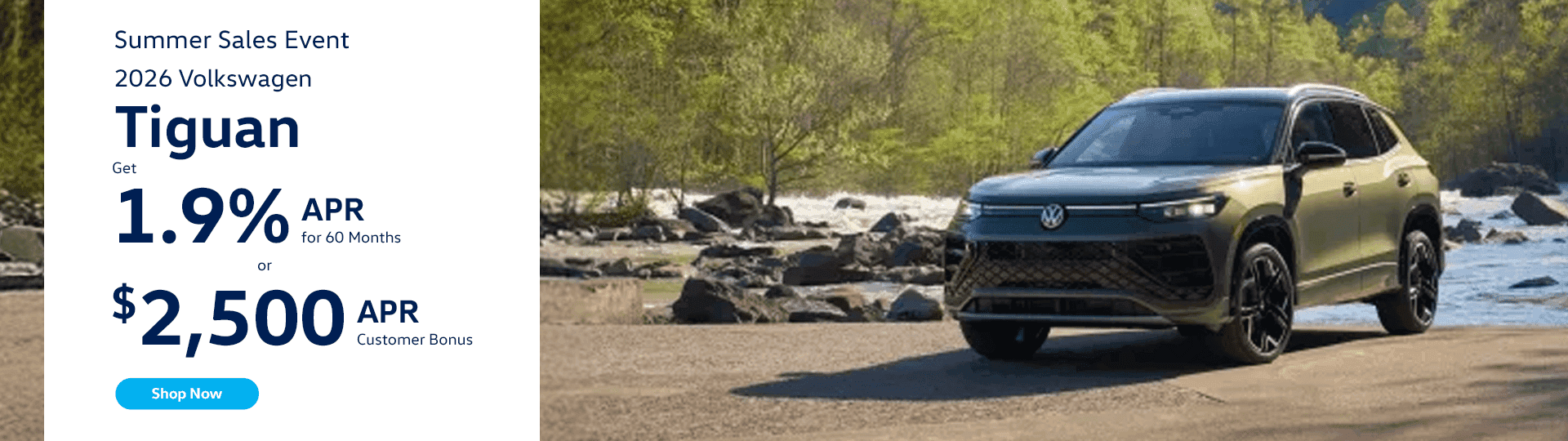 Summer Sales Event 2026 Volkswagen Tiguan