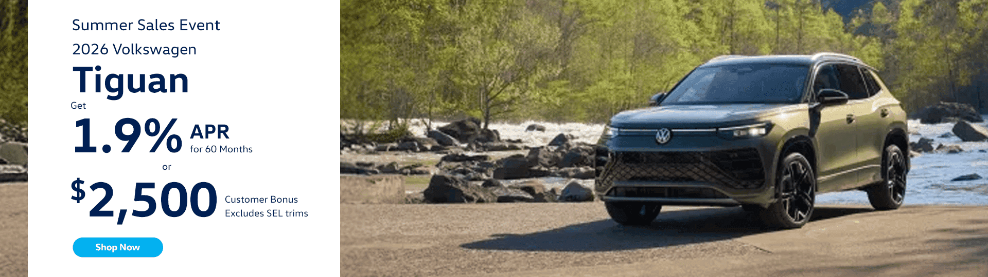 Summer Sales Event 2026 Volkswagen Tiguan