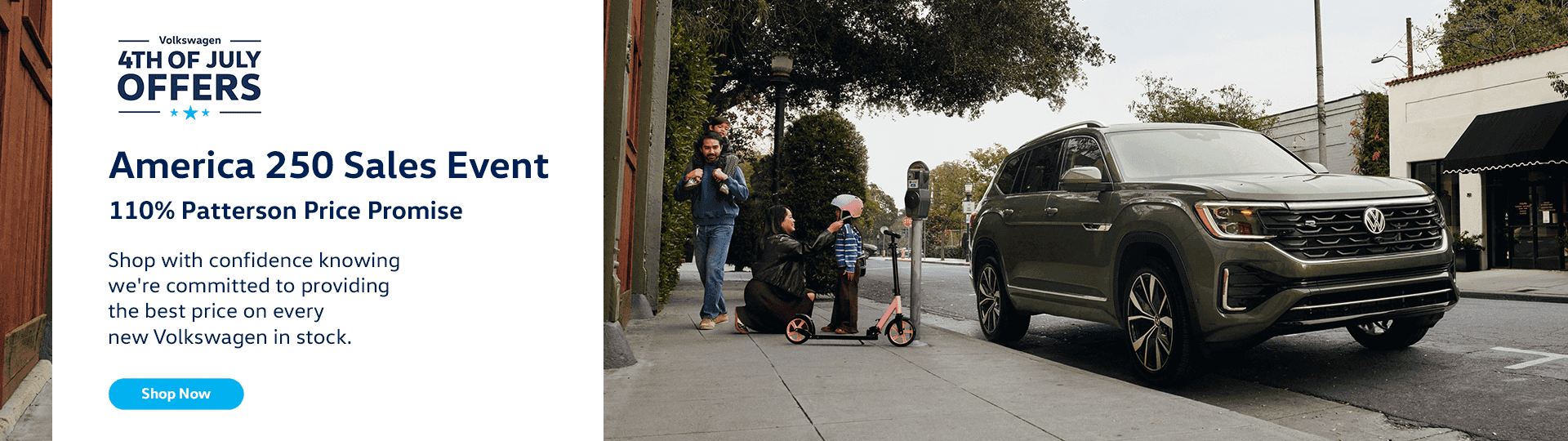 America 250 Sales Event | 110% Patterson Price Promise