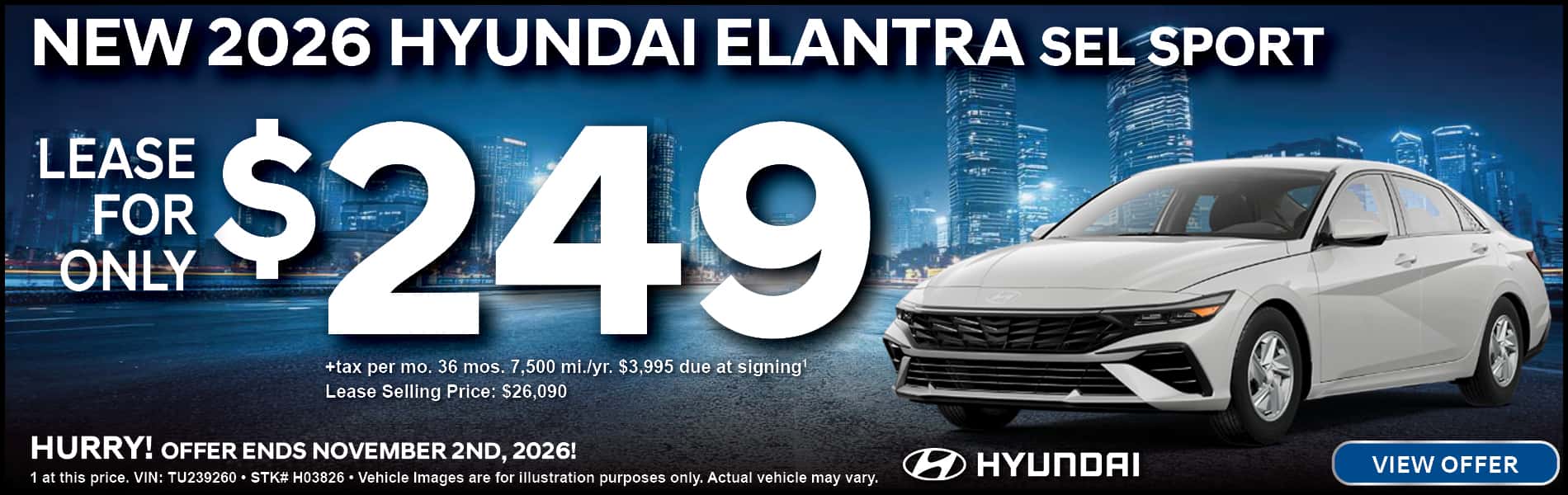 2026 Hyundai Elantra SEL Sport