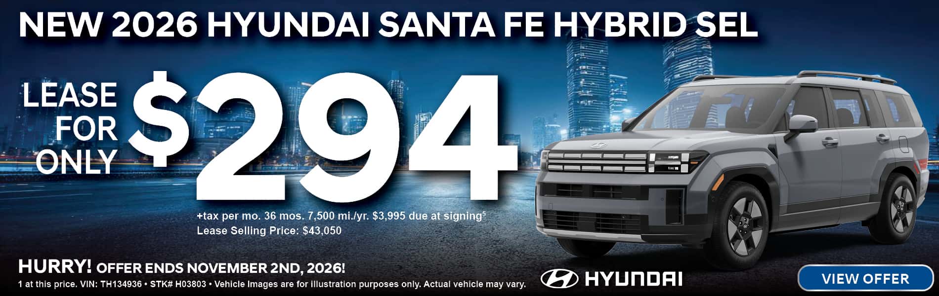 2026 Hyundai Santa Fe Hybrid SEL