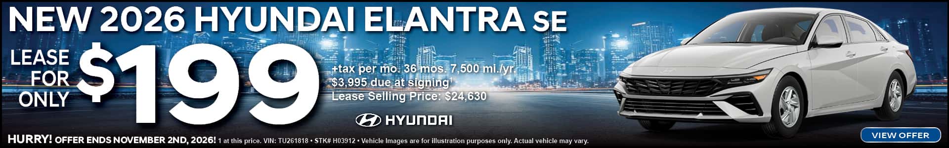 2026 Hyundai Elantra SE