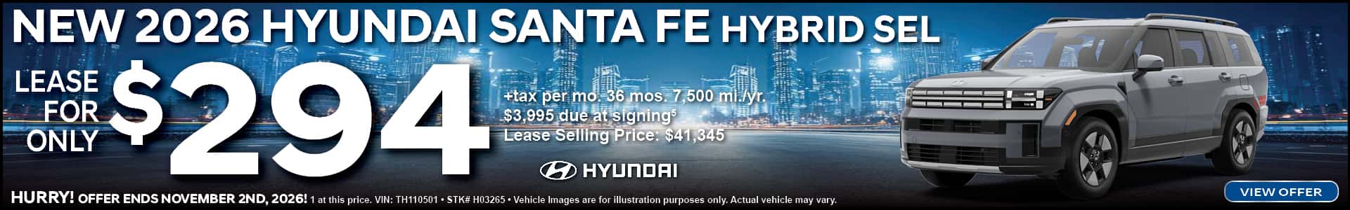2026 HYUNDAI SANTA FE HYBRID SEL