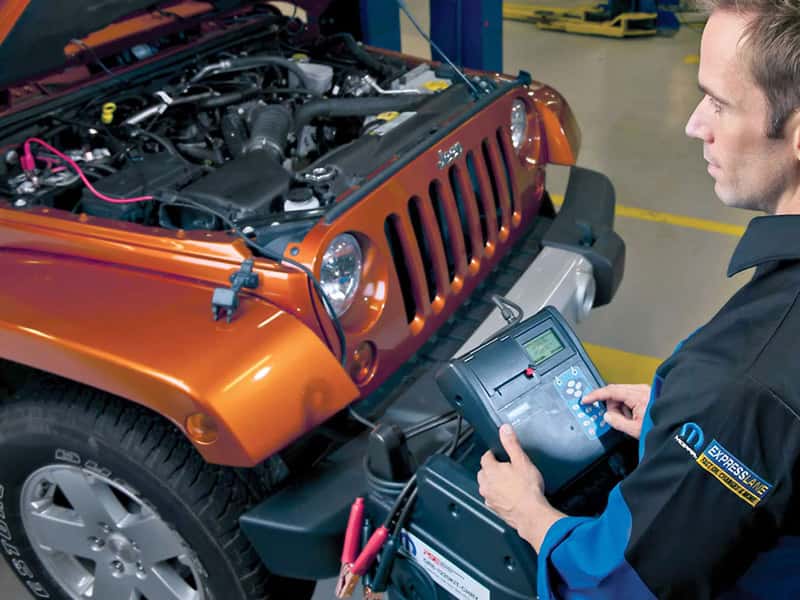 Dodge Chrysler Jeep Ram Mopar Battery Testing and Replacement Service