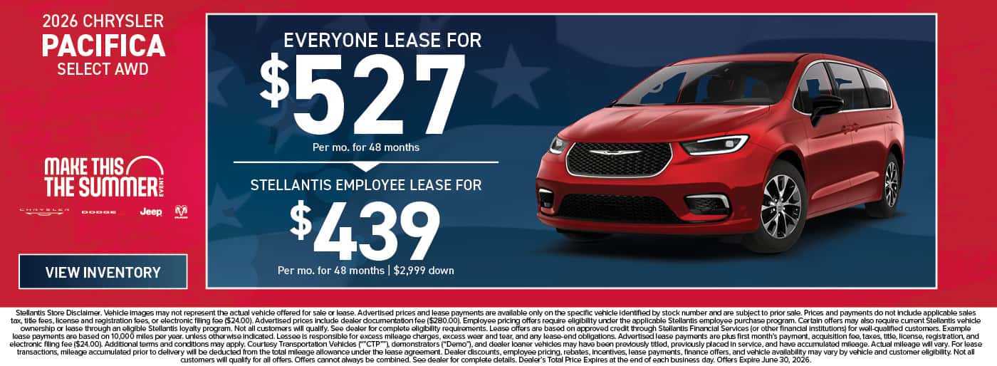 2026 Chrysler Pacifica