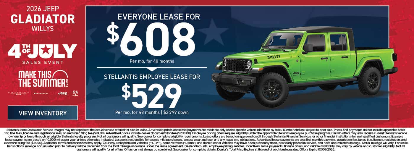 2026 Jeep Gladiator