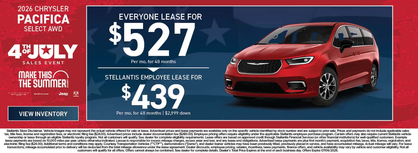 2026 Chrysler Pacifica