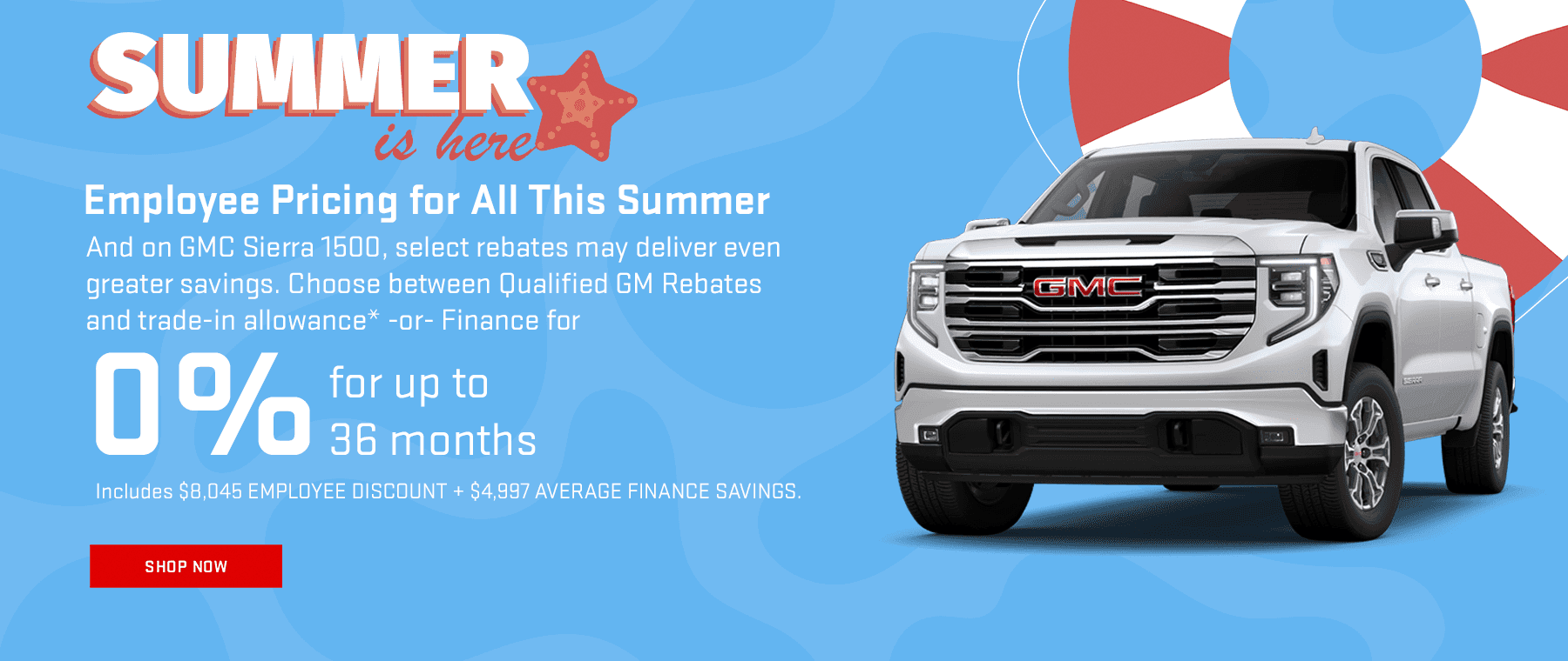 Employee Pricing for All This Summer