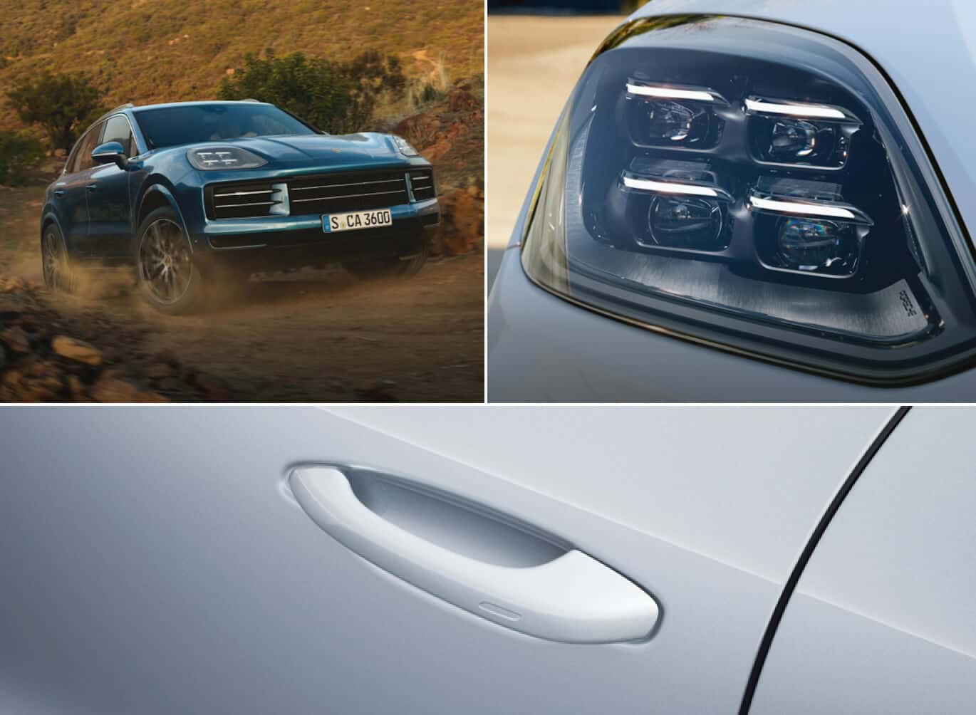 GTS vs. S E-Hybrid vs. Turbo E-Hybrid: Exterior Styling