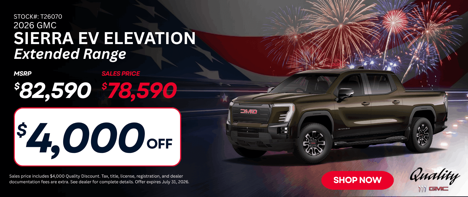 2026 GMC Sierra EV Elevation