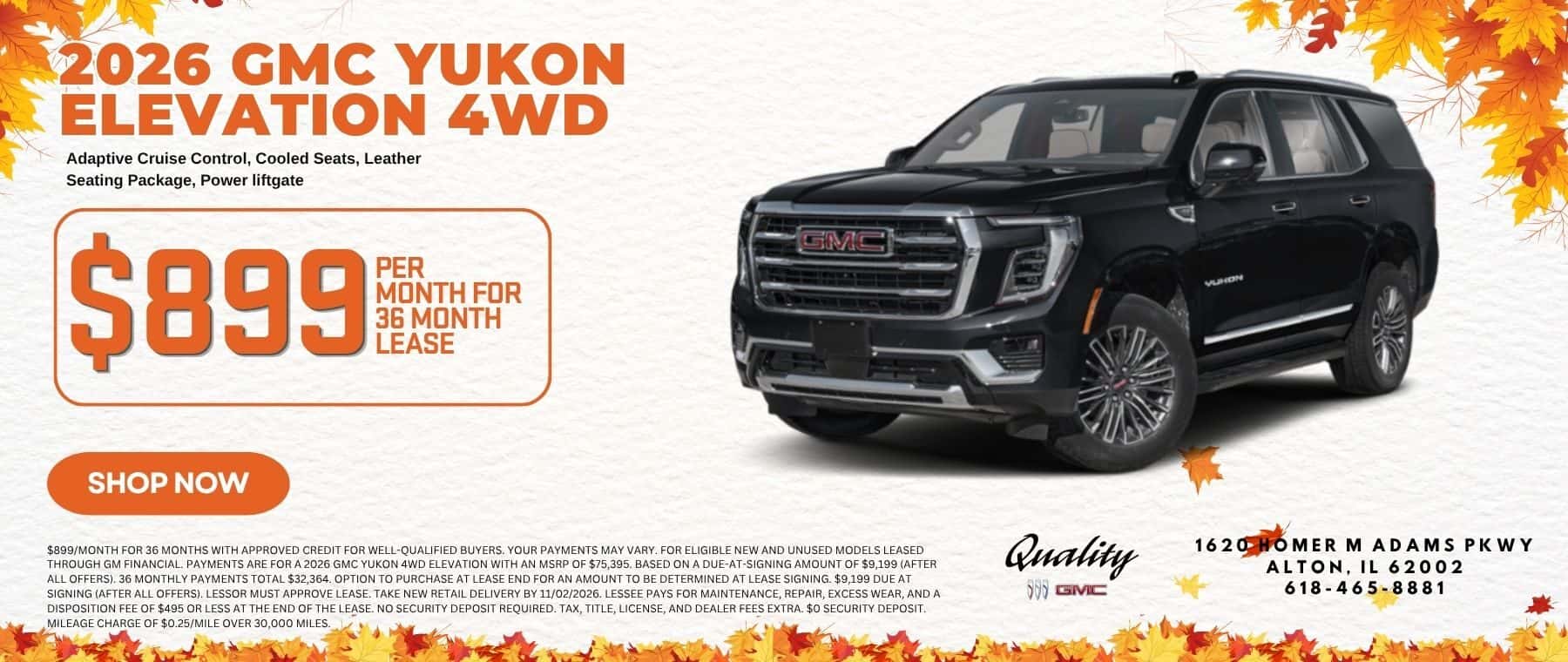 2026 GMC YUKON ELEVATION 4WD
