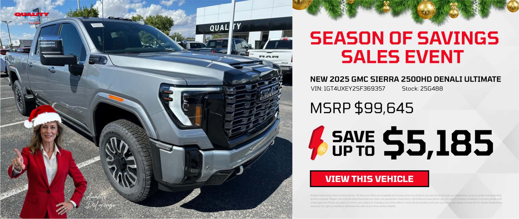 Web Slide_GMC_Season of Savings_2025 GMC Sierra 2500HD