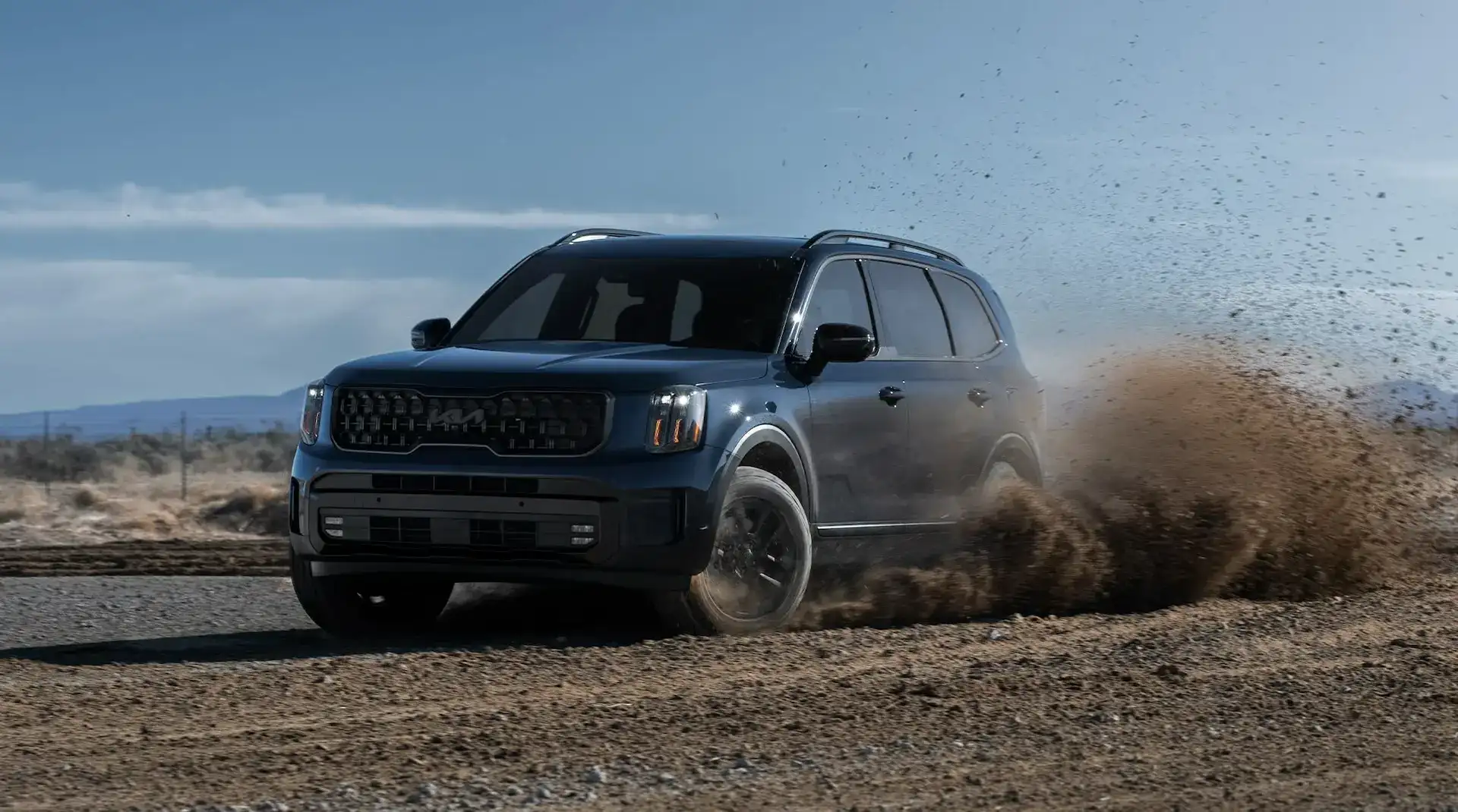 2025 Kia Telluride Off Road in the Dirt