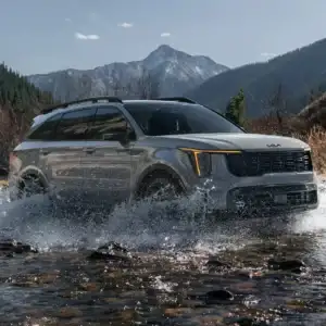 2026 Kia Sorento Off Road Driving through Water