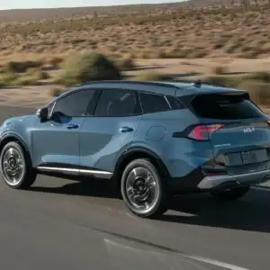 2026 Kia Sportage Hybrid and Plug-in Hybrid Rear Side View