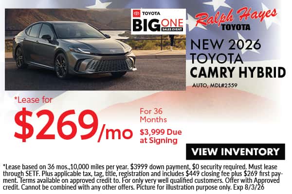 New 2026 Toyota Camry Hybrid