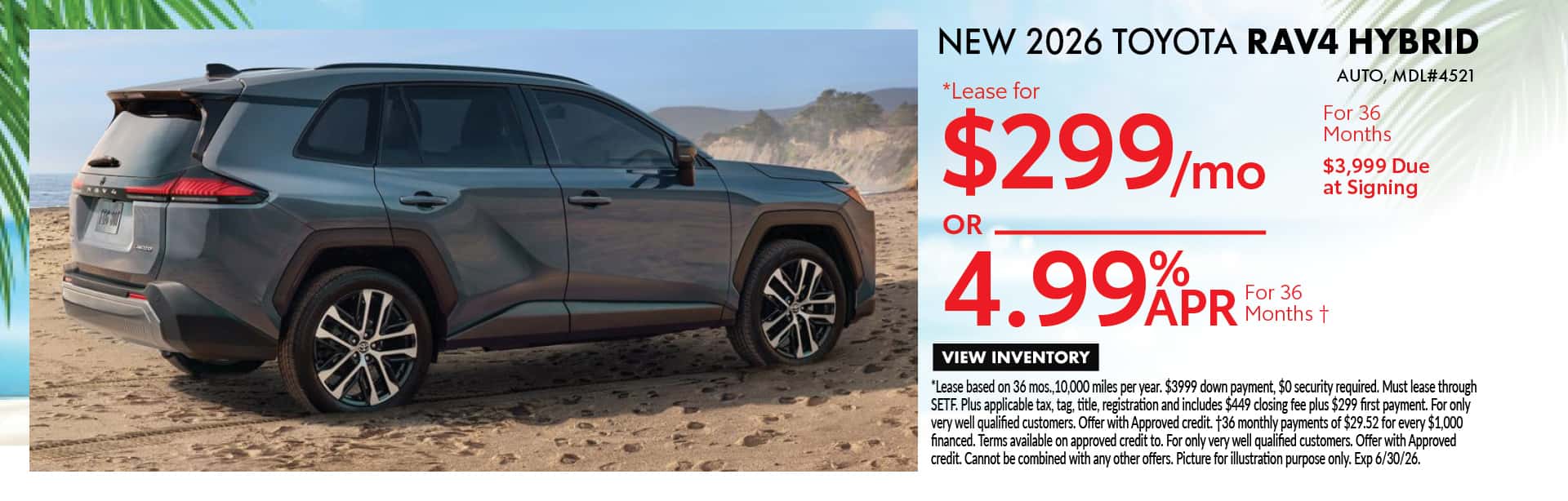 New 2026 Toyota Rav4 Hybrid