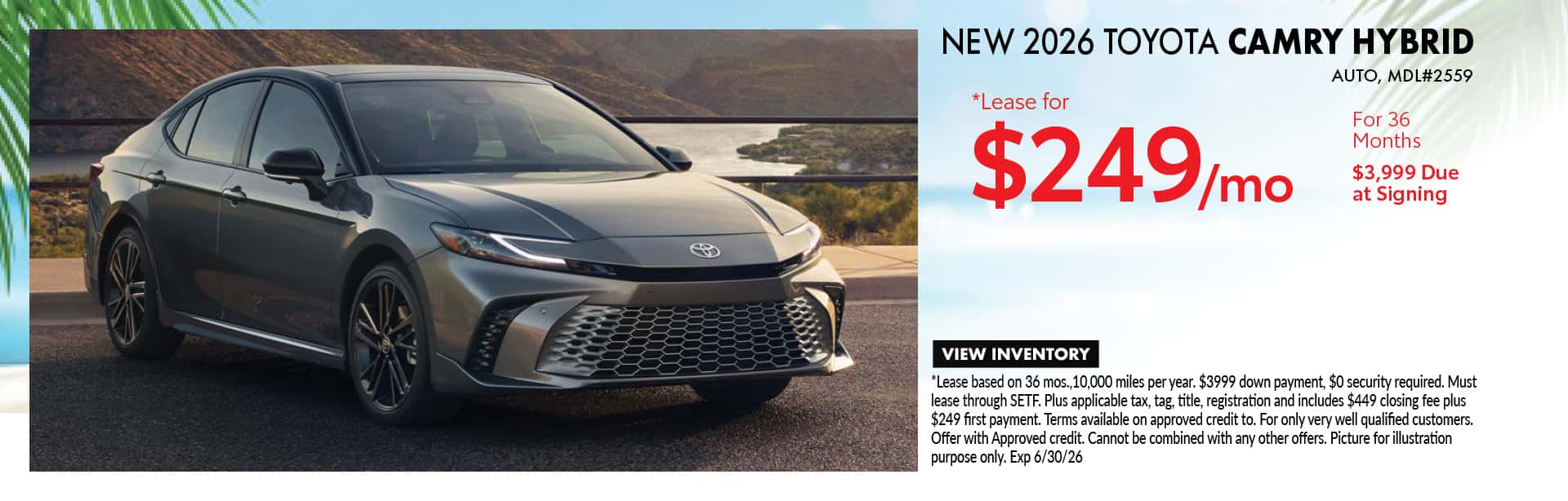 New 2026 Toyota Camry Hybrid