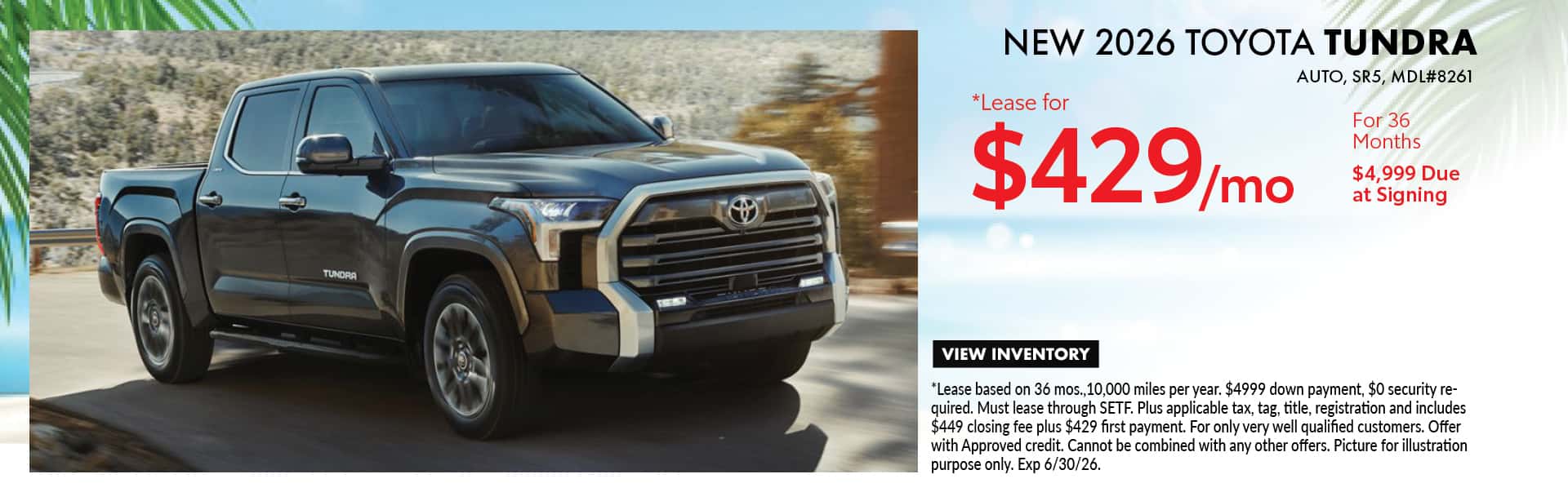 New 2026 Toyota Tundra