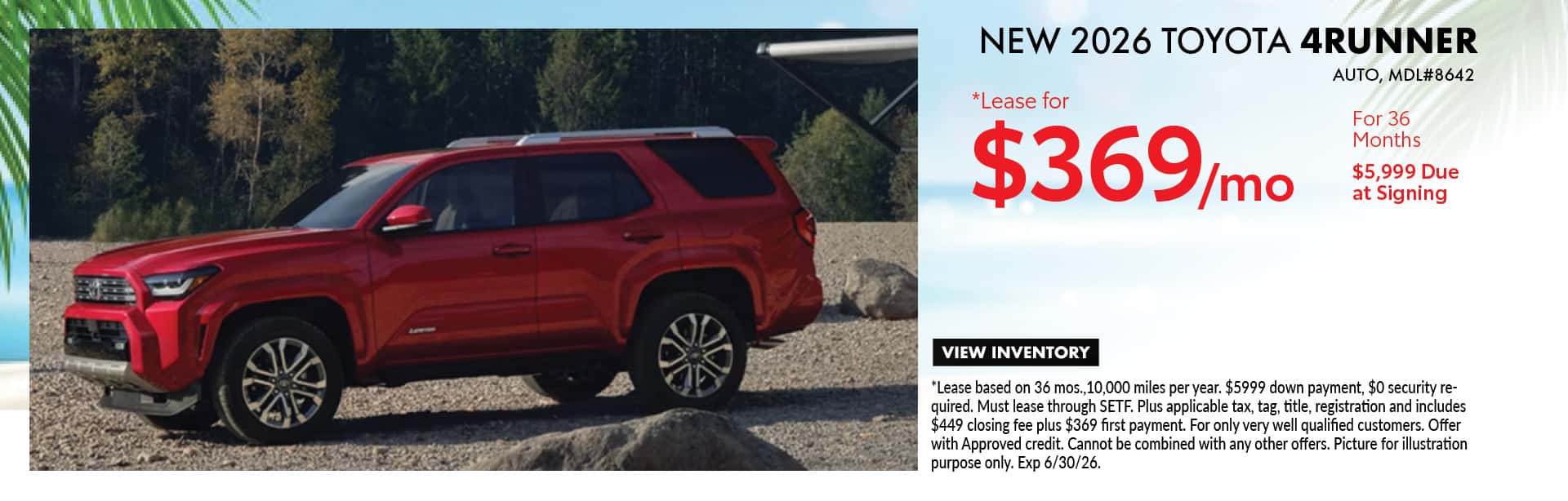 New 2026 Toyota 4runner