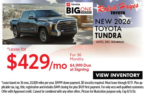 New 2026 Toyota Tundra