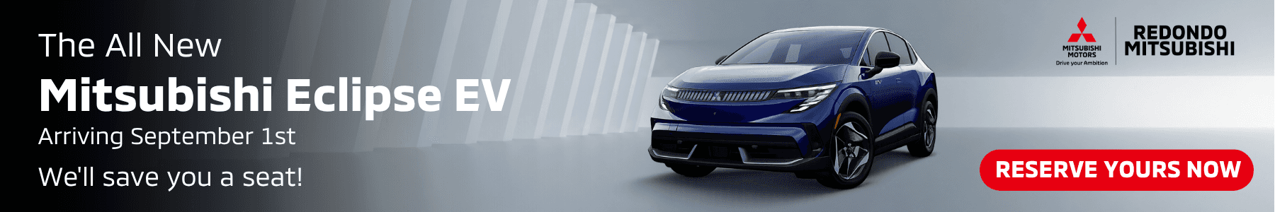 The all new Mitsubishi Eclipse EV Arriving Sept 1st.