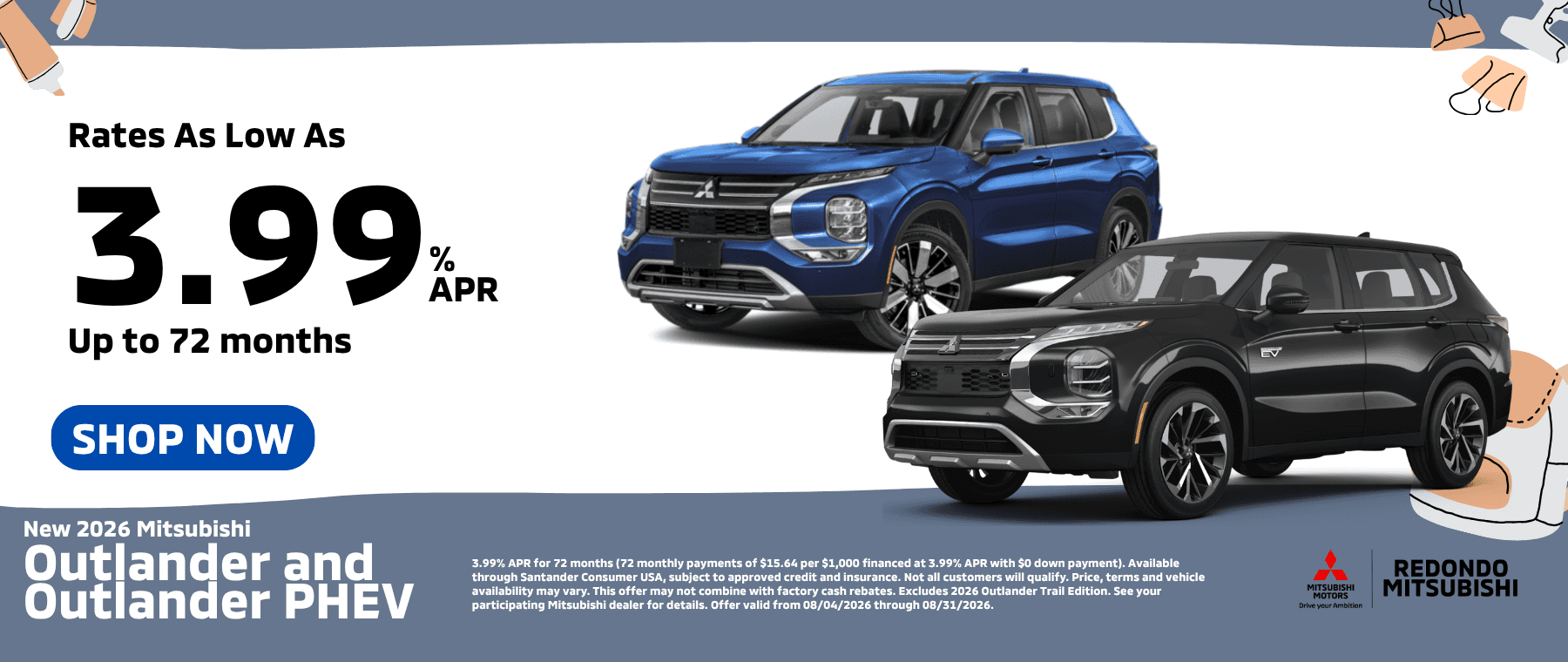 Outlander and PHEV