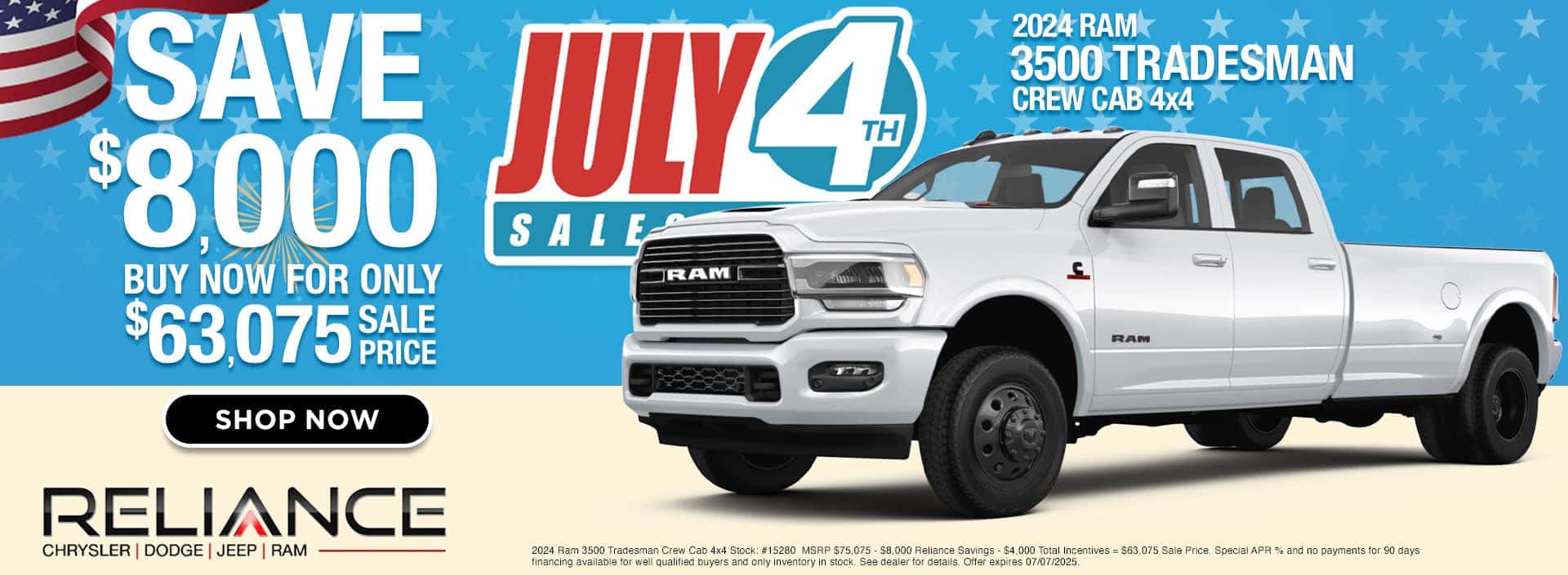 RelianceCDJR-July4th2025-WebBanners-Ram3500-Tradesman