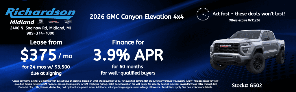 2026 GMC Canyon Special