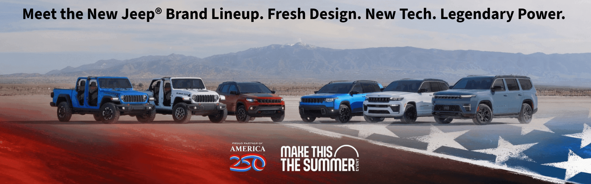 Jeep Brand Lineup.