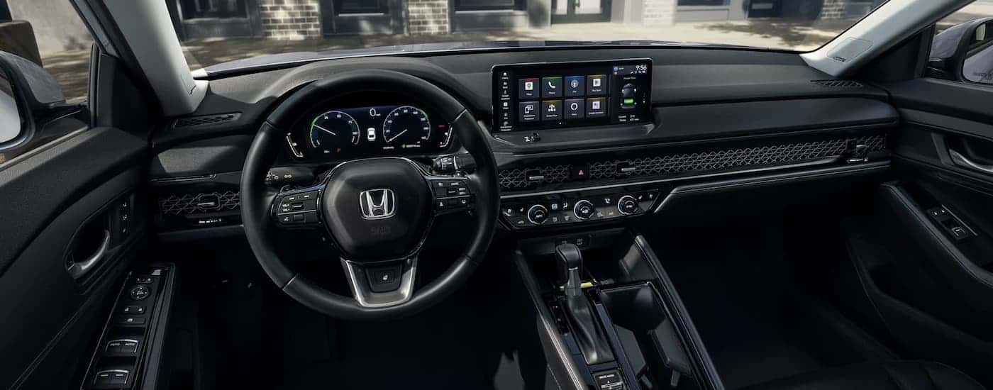 Infotainment and digital gauge cluster on a 2025 Honda Accord for sale