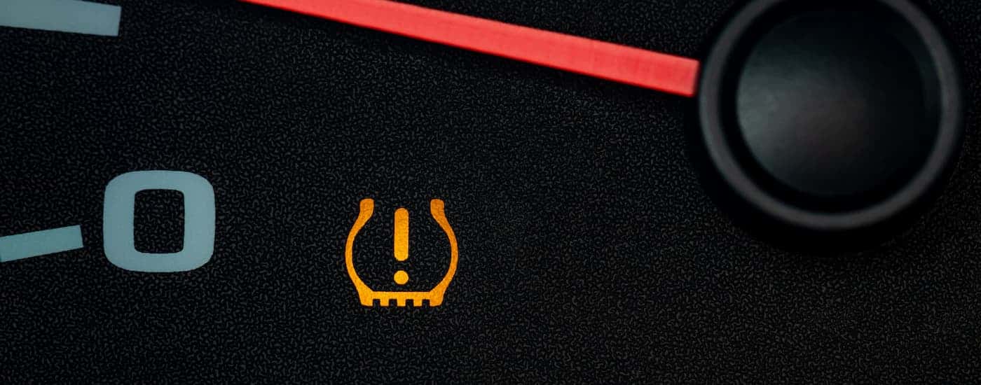 Tire pressure sensor light