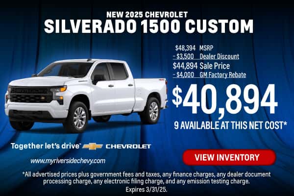 New 2025 Chevrolet Silverado 1500 Custom