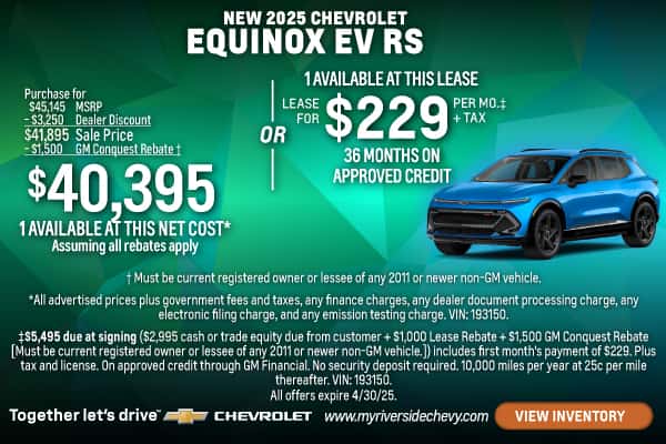 New 2025 Chevrolet Equinox EV RS