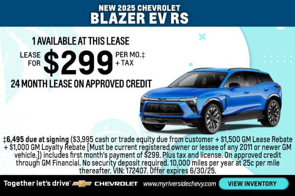 New 2025 Chevrolet Blazer EV RS