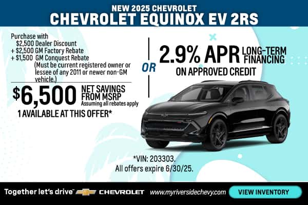 New 2025 Chevrolet Equinox EV 2RS