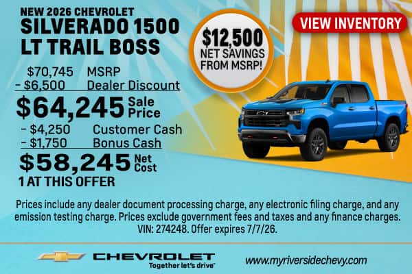  New 2026 Chevrolet Silverado 1500 LT Trail Boss