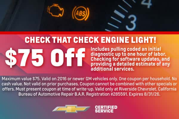 Check that Check Engine Light!