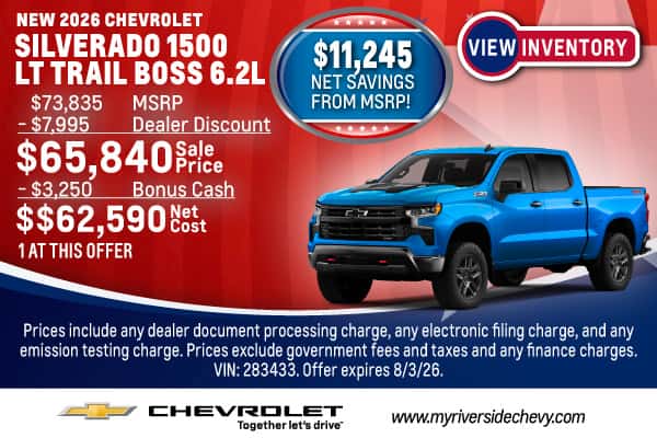  New 2026 Chevrolet Silverado 1500