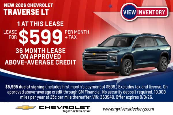 New 2026 Chevrolet Traverse LT