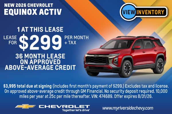 New 2026 Chevrolet Equinox ACTIV 