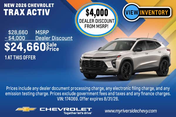 New 2026 Chevrolet Trax ACTIV