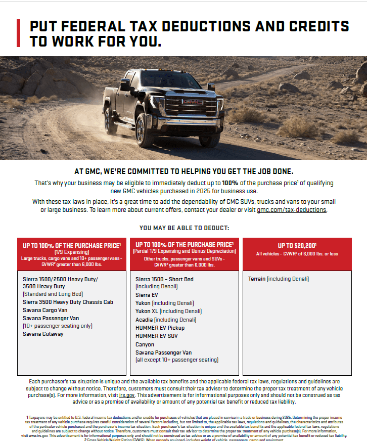 Robertson’s GMC team promotional image