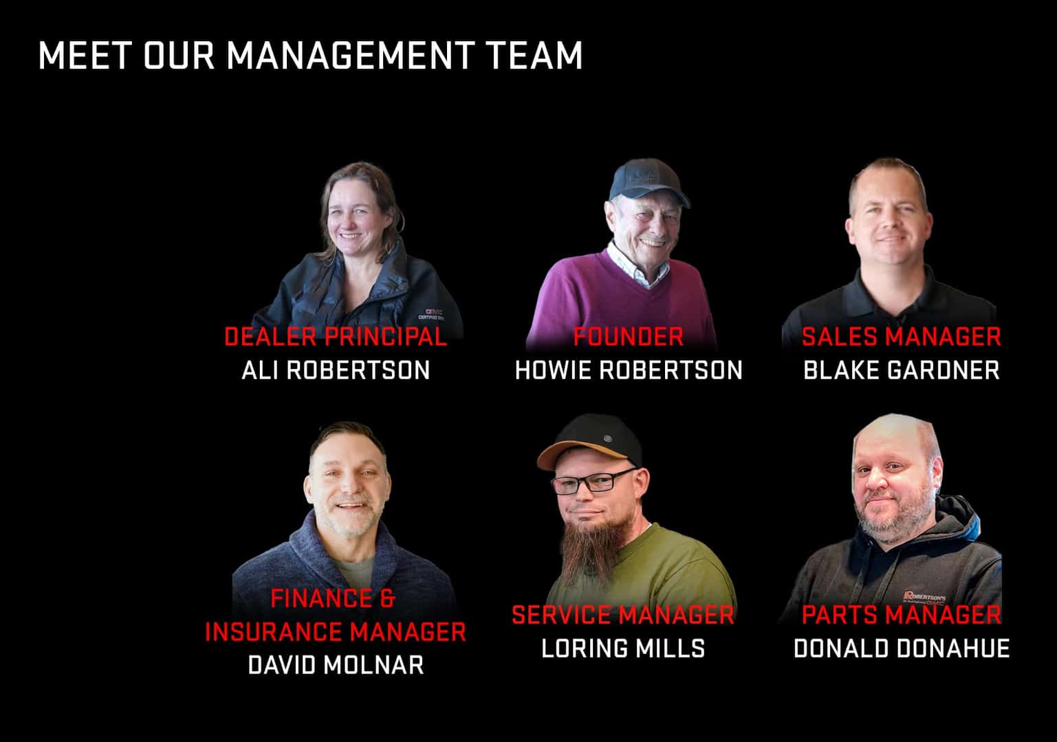 GMC admin team