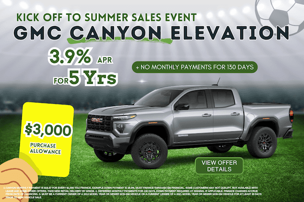 New 2026 GMC Canyon Elevation