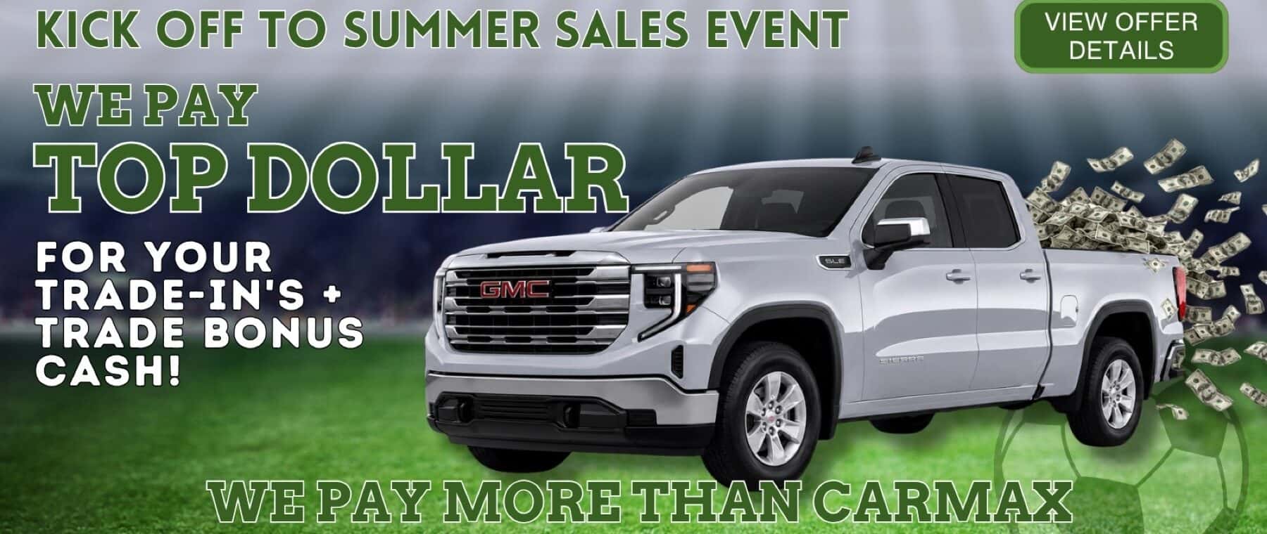 Kick off to Summer Sales Event