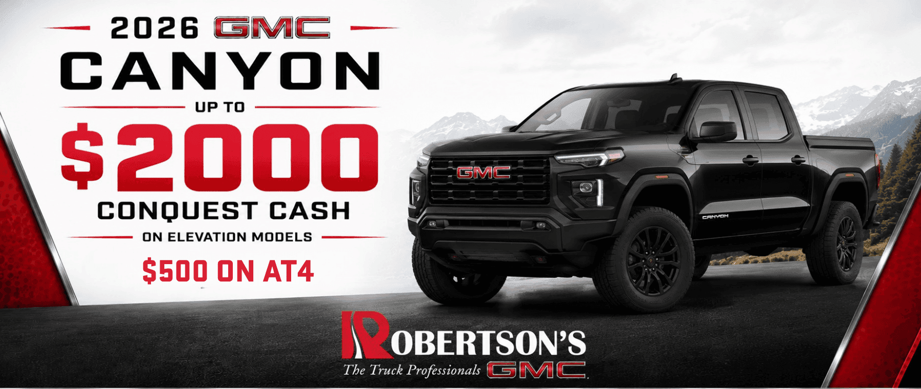 robertsons gmc canyon offer sale discount cape cod