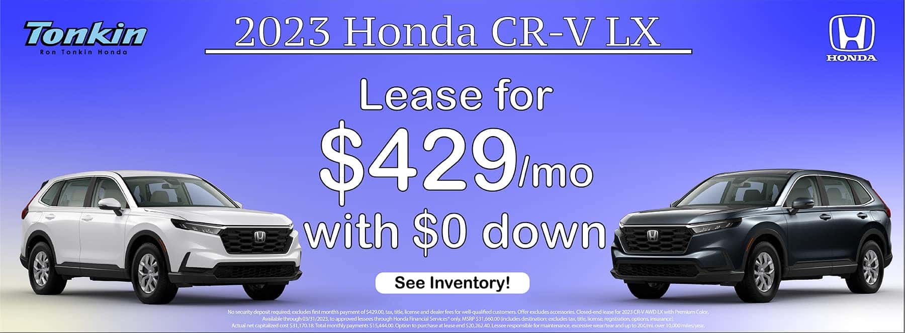 CR-V LX Lease