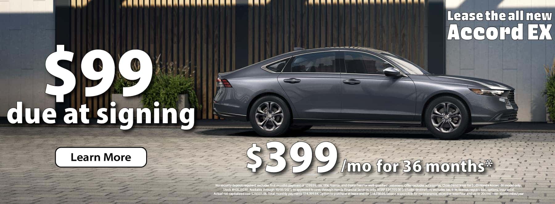 End of September Accord Lease